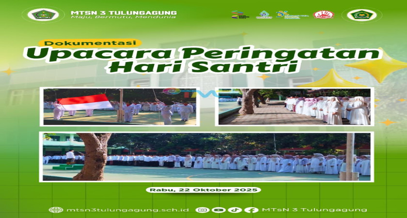 MTsN 3 Tulungagung Peringati Hari Santri dengan Penuh Khidmat