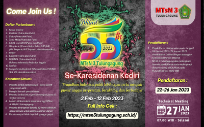 MILAD 55 TAHUN MTsN 3 TULUNGAGUNG